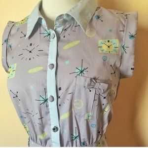 Retro Vintage shirt dress